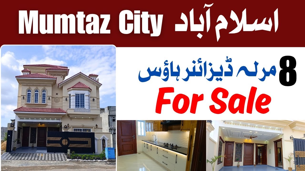 Mumtaz City Islamabad Chenab Block | 8 Marla Brand New Designer House for Sale  Luxury in Islamabad