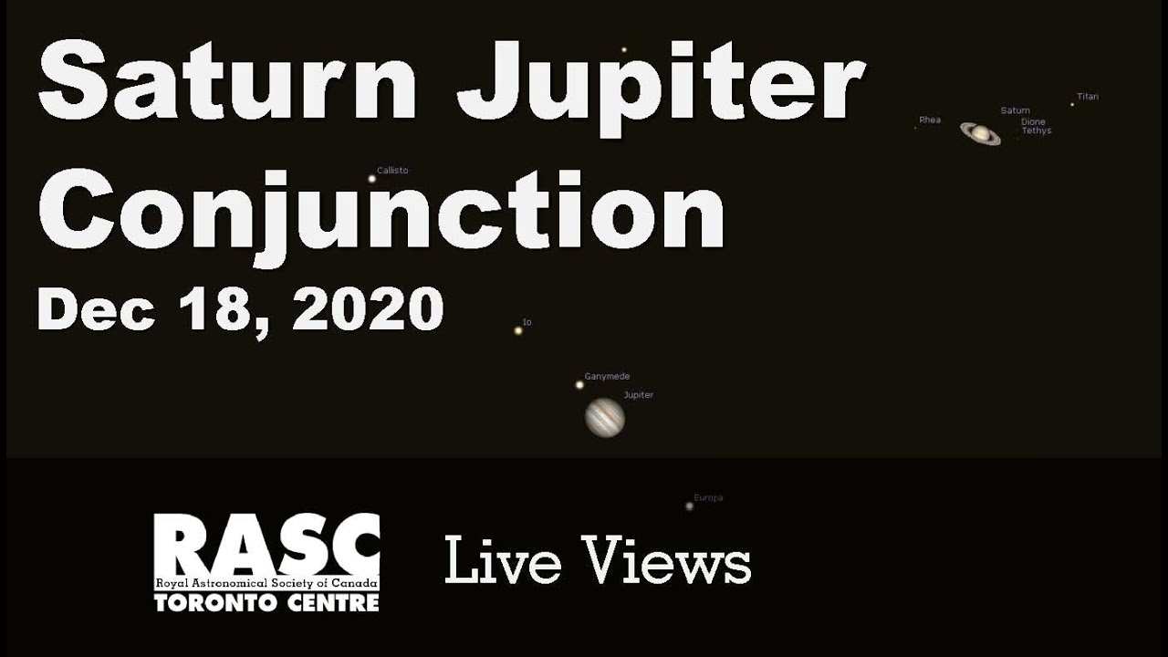 Saturn and Jupiter conjunction live, December 18, 2020