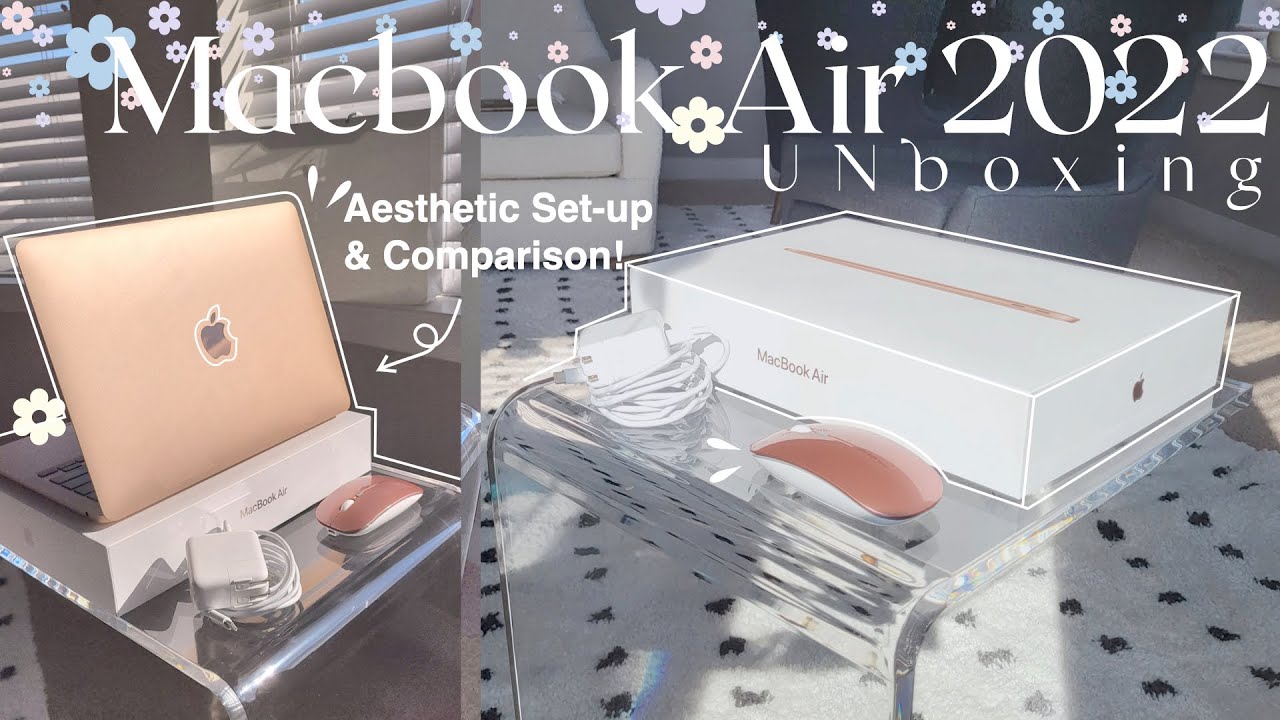 [UNboxing 📦] MacBook Air M1 🍎  (gold) 512gb ☁️ compared to a MacBook Pro 2012