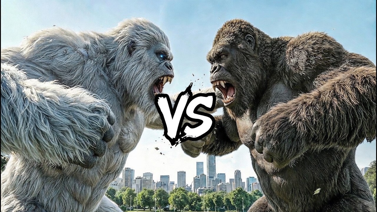 King Kong vs Giant Yeti EPIC BATTLE Who Wins?