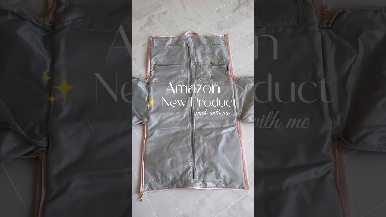 Travel Garment Bag that TURNS into a weekend tote🤯🤯🤯🤯🤯 #packwithme