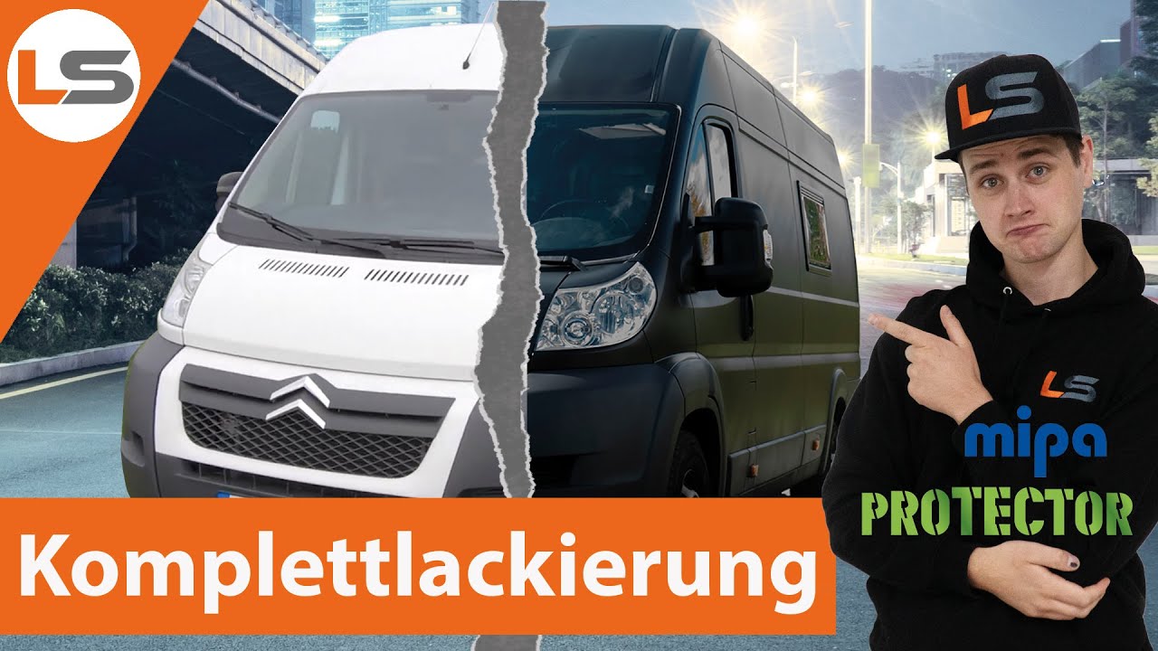 Camper komplett mit Mipa Protector lackieren - wir zeigen wie es geht! | LACKSTORE