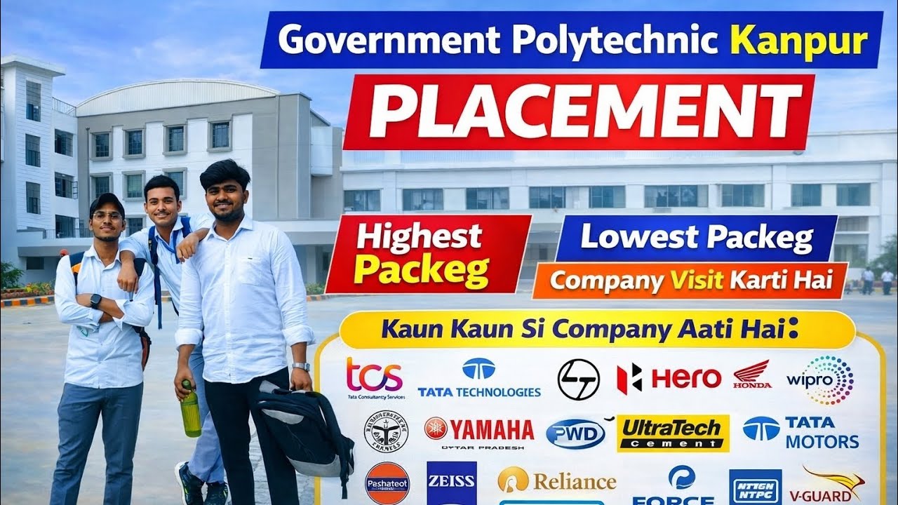 Government Polytechnic Kanpur Placement 2026 | What are the Salary Packages? Which Companies Visit?