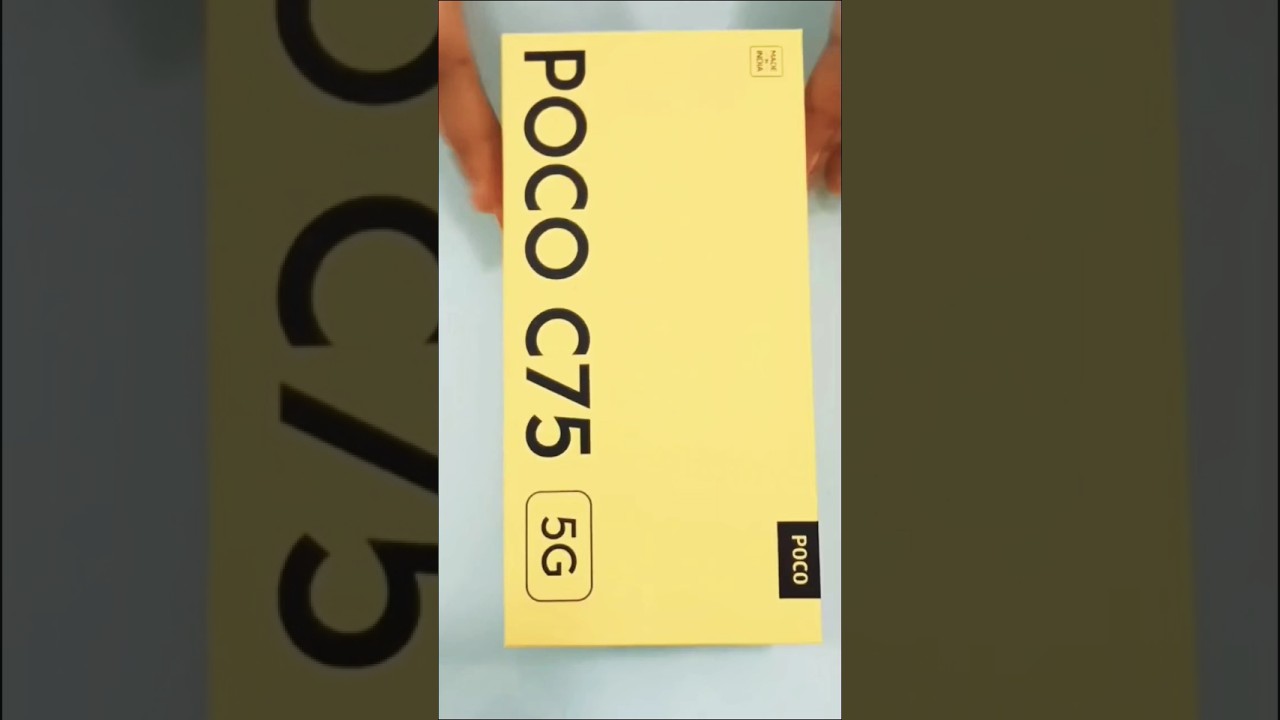 POCO C75 5G Unboxing 🔥 | 50+5MP Camera | Snapdragon 4 Gen 2 | 5160mAh Battery | Price 9,000 #poco..