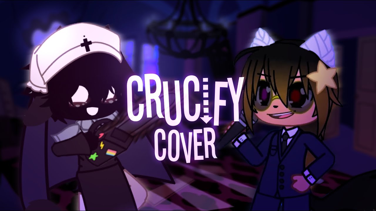 FNF Crucify but it’s a Vey and 666Fred cover | Collab w/ @MintAddictWolfy  | Halloween special | Gacha Club