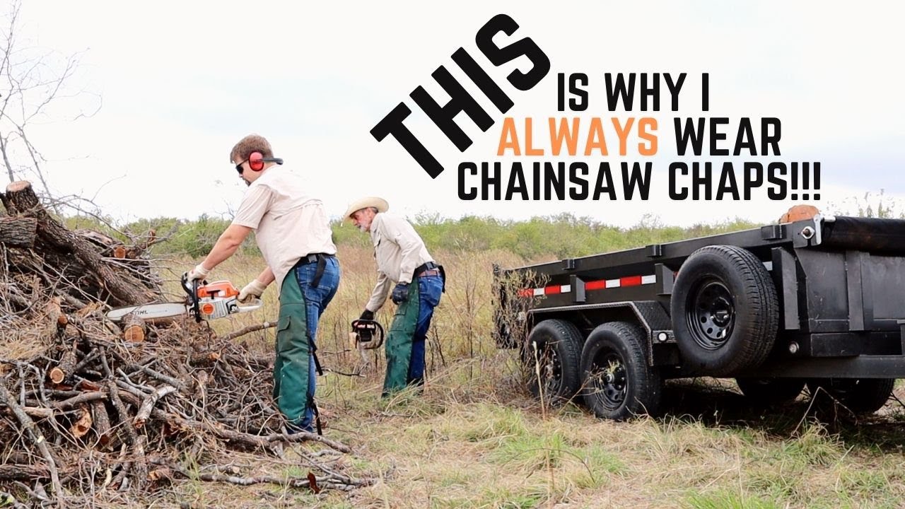 Chainsaw Accident - This is Why I Always Wear Chainsaw Chaps!!!