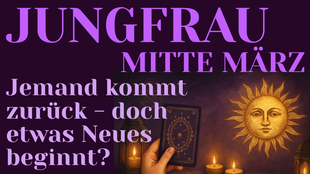 ♍Jungfrau MITTE MÄRZ❤️Während sich jemand meldet, öffnet sich eine neue Chance.