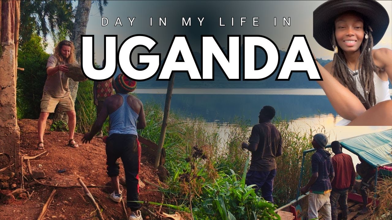 New building project at Reggae Island | Uganda 🇺🇬 | Self-Sustainable Living | #lakebunyonyi |