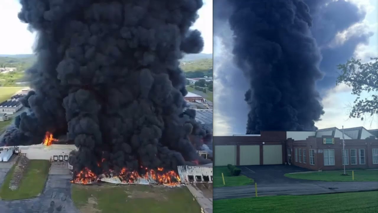 'Shelter In Place': Massive fire in Parkersburg, West Virginia Has Spread to Three Warehouses