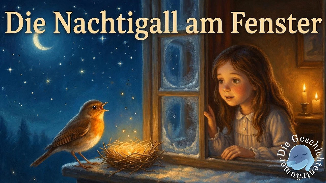 Die Nachtigall am Fenster – Eine beruhigende Gute Nacht Geschichte