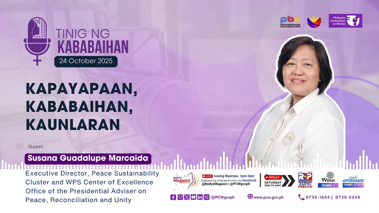 #TNK | October 24, 2025 | Kapayapaan, Kababaihan, Kaunlaran