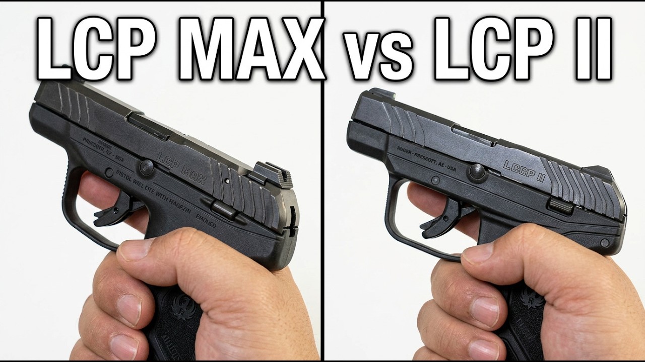 Comparing Ruger LCP Max to Ruger LCP 2