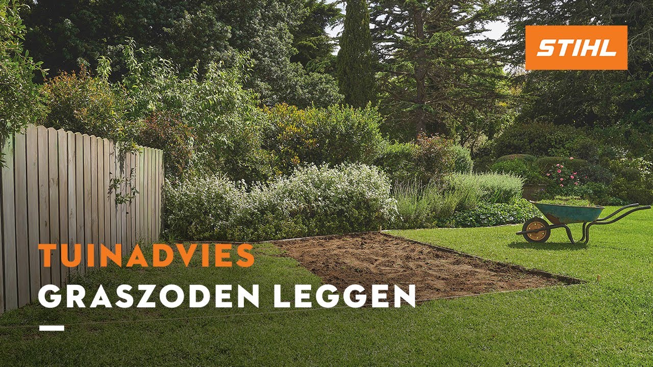 Graszoden leggen - STIHL Tuinadvies