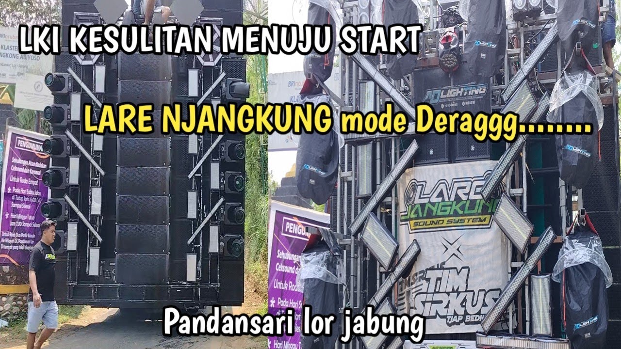 LKI KESULITAN,LARE NJANGKUNG MODE DERAGGGGGG.... Menuju garis start Pandansari lor jabung