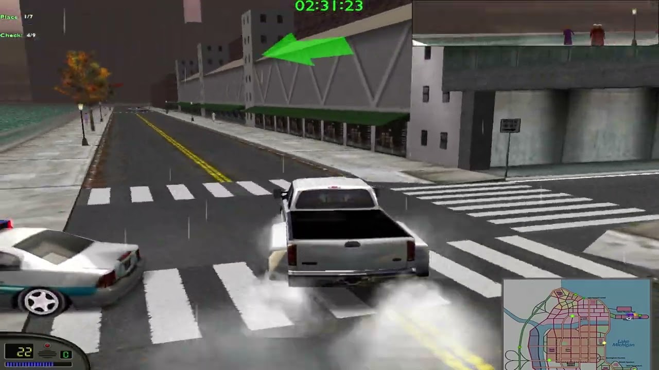 Midtown Madness (Professional) - Checkpoint #9/CH - Perimeter Perils
