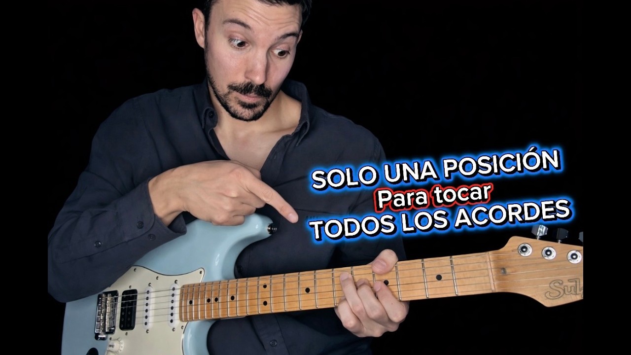 ✅ SOLO UNA POSICIÓN para tocar TODOS LOS ACORDES