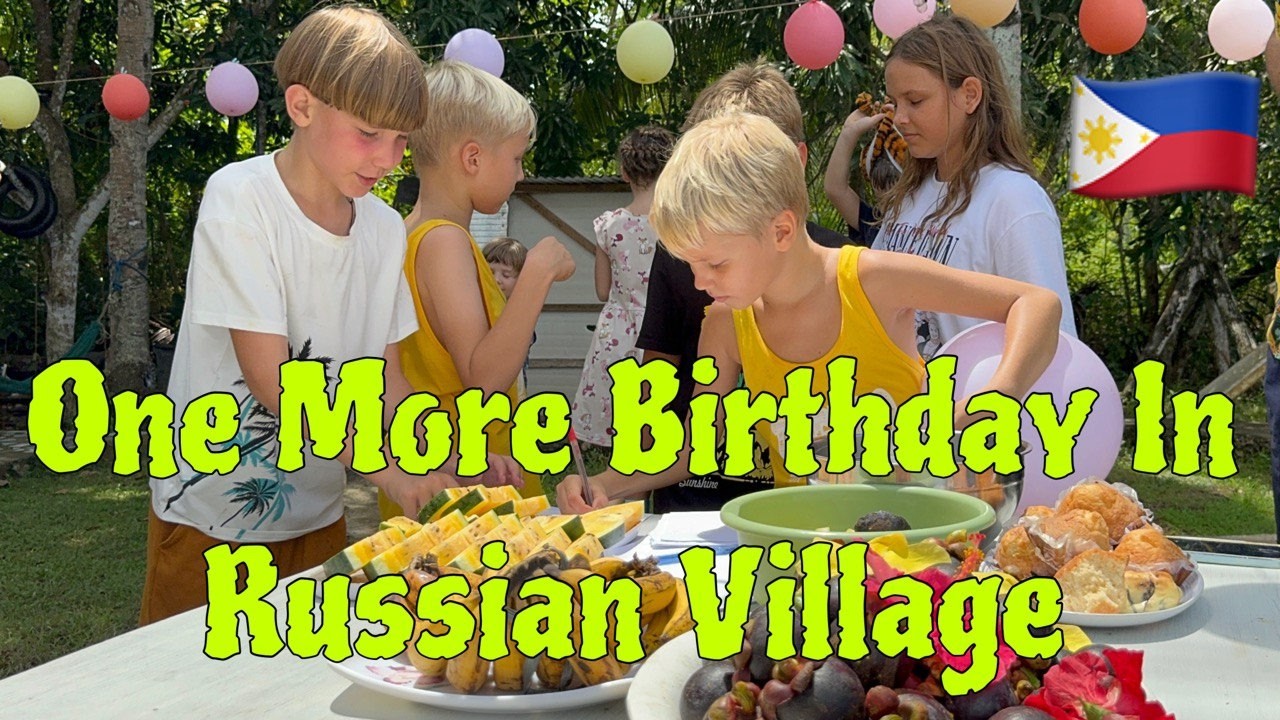 Me, Andrei Filipinez and Ksenia Vibes on Birthday Party In Russian Village