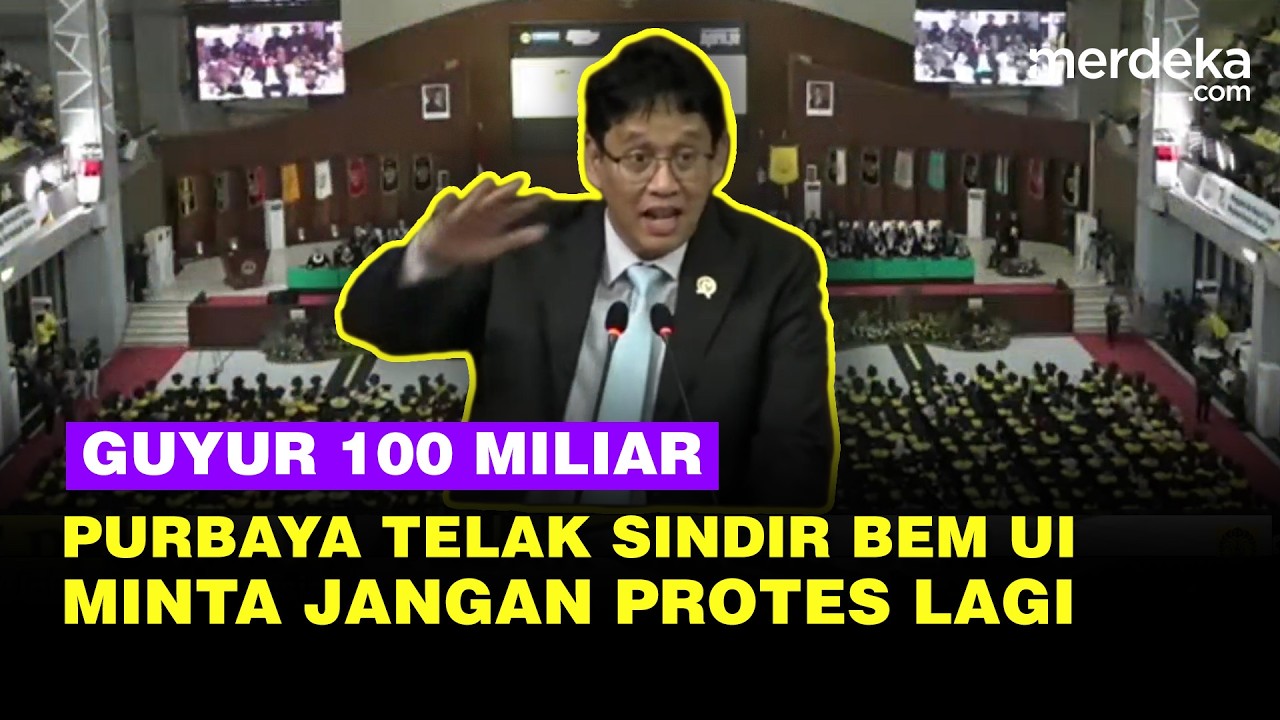 Purbaya Guyur Rp100 Miliar ke Teknik UI, Telak Sindir BEM Minta Jangan Protes Lagi