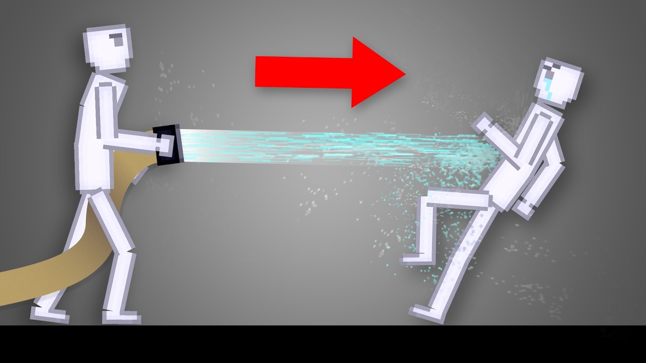 Физическая вода для игр людей..