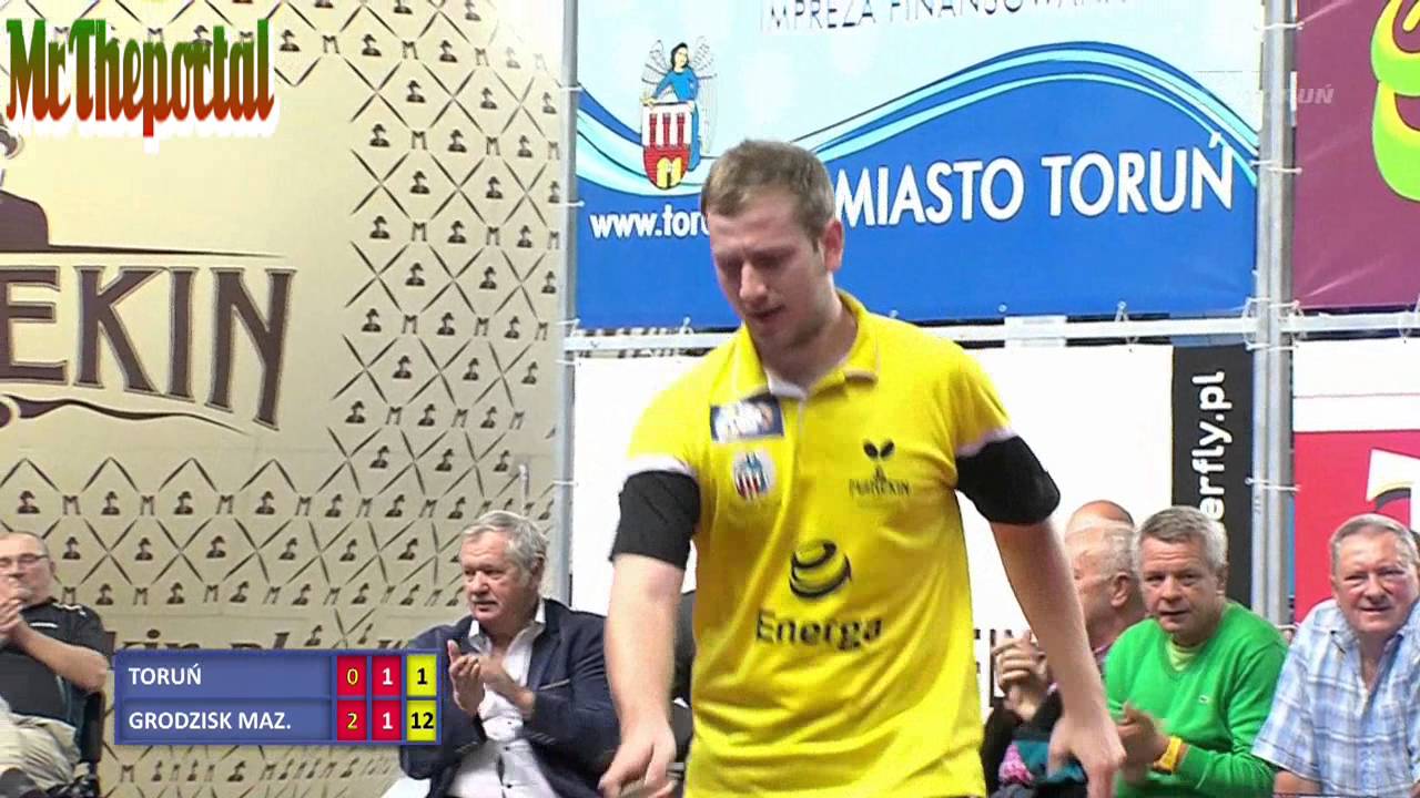 Table Tennis Polish Superliga 2016/17 - Pavel Sirucek Vs Daniel Gorak -