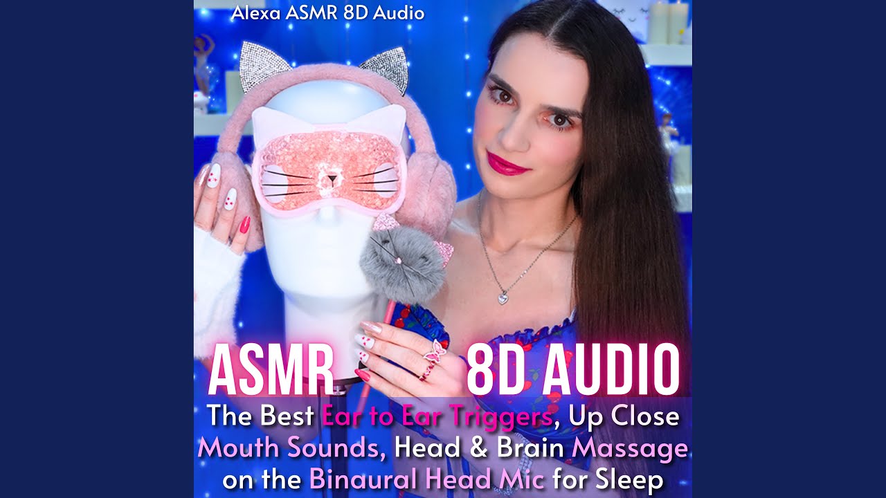 Intro, 8D Tapping & Scratching on the Binaural Head Mic - Up Close Mouth Sounds