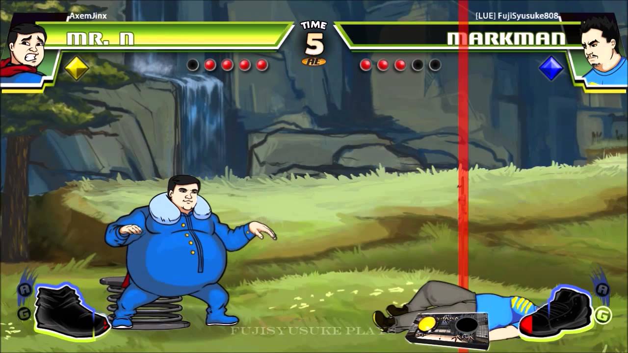 Divekick: FujiSyusuke808 vs. AxemJinx [Mr.N vs. Markman]