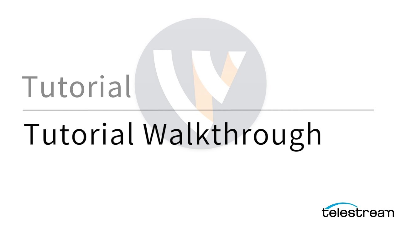 Wirecast Tutorial - Tutorial Walkthrough