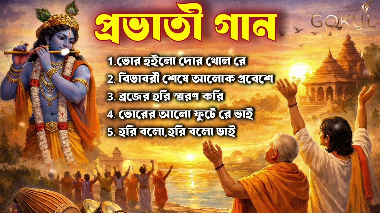 প্রভাতী হরিনাম সংকীর্তন | Bhajan Prabhati Songs | Morning Devotional Kirtan | Bengali Bhajan