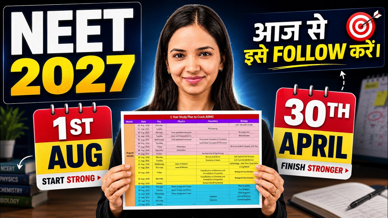 🚨Planning for NEET 2027 : Watch this Video Urgently 😱