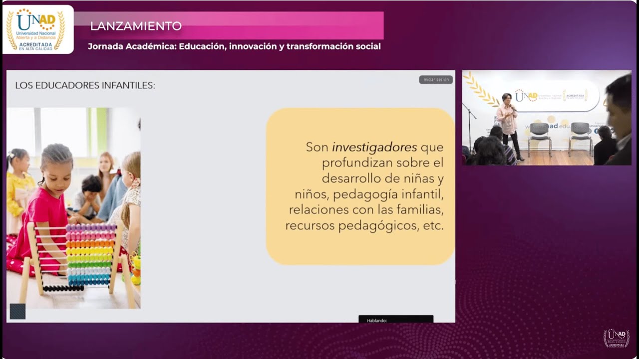 Lanzamiento : Especialización en Educación, Cultura y Política, Licenciatura en Educación Infantil.