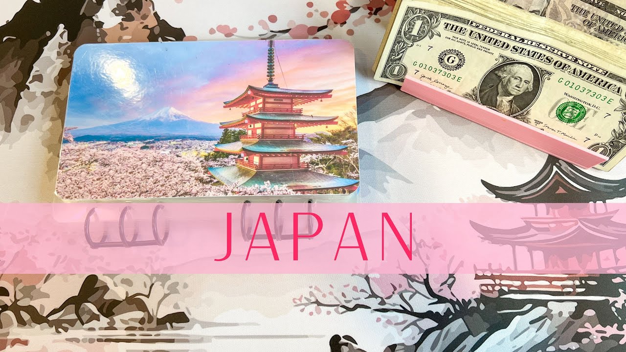 Japan & Uk Travel Binder Cash Stuffing