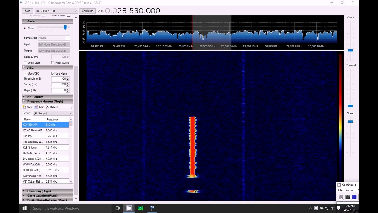 More of the UNID One Second Dasher at 28.530