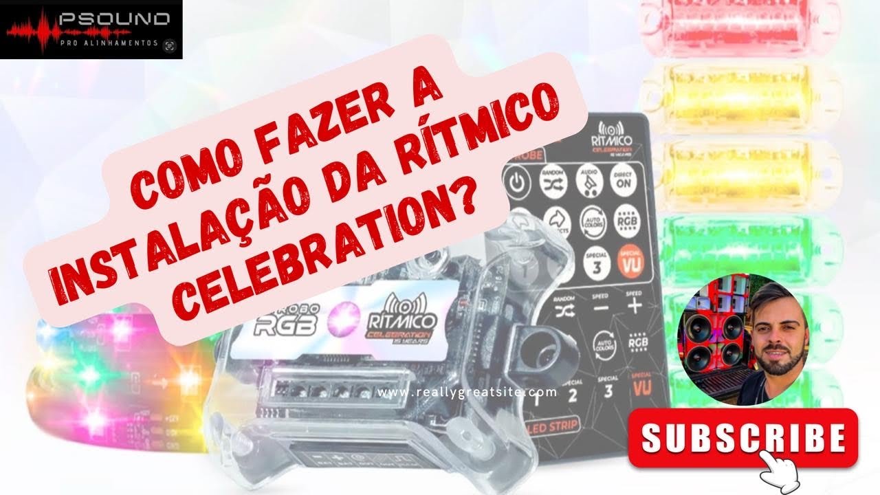 Como fazer a instalação do Rítmico Celebration da Ajk? #psound #ajksound #strobo #leds