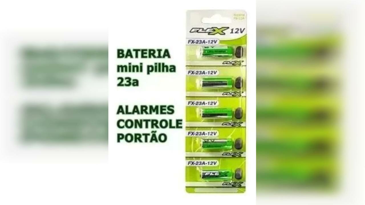 Review: Pilha Bateria Alcalina Flex 23a12v Cartela C5 Portão Alarme