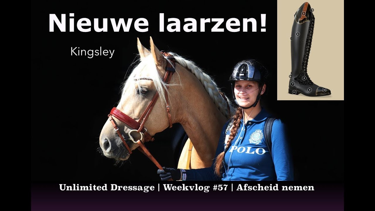 Weekvlog #57 | Nieuwe laarzen | Kingsley | Afscheid | Unlimited Dressage