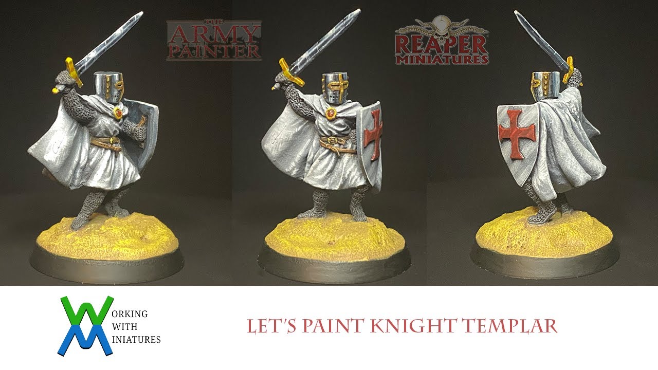 Let's Paint Knight Templar with Army Painter Warpaints