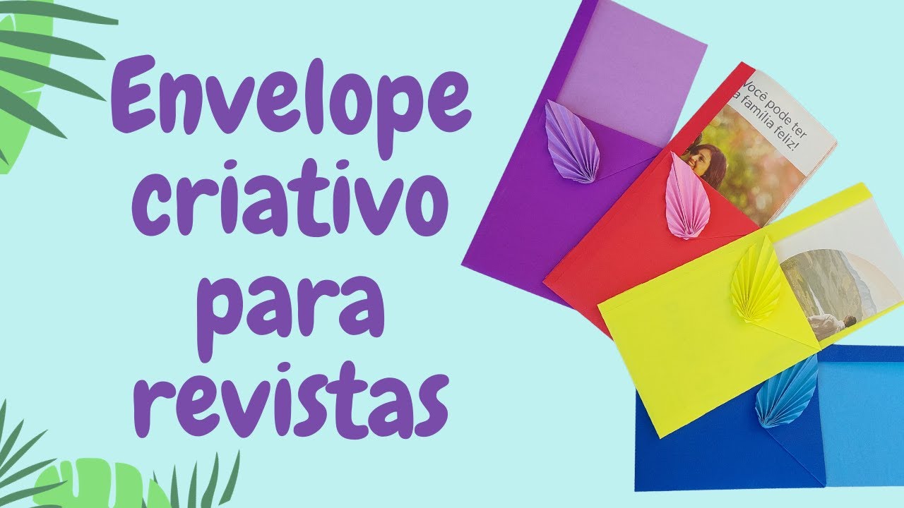 Envelope para Revistas e Brochuras/Envelope Criativo para Revistas/Dobradura para Revistas