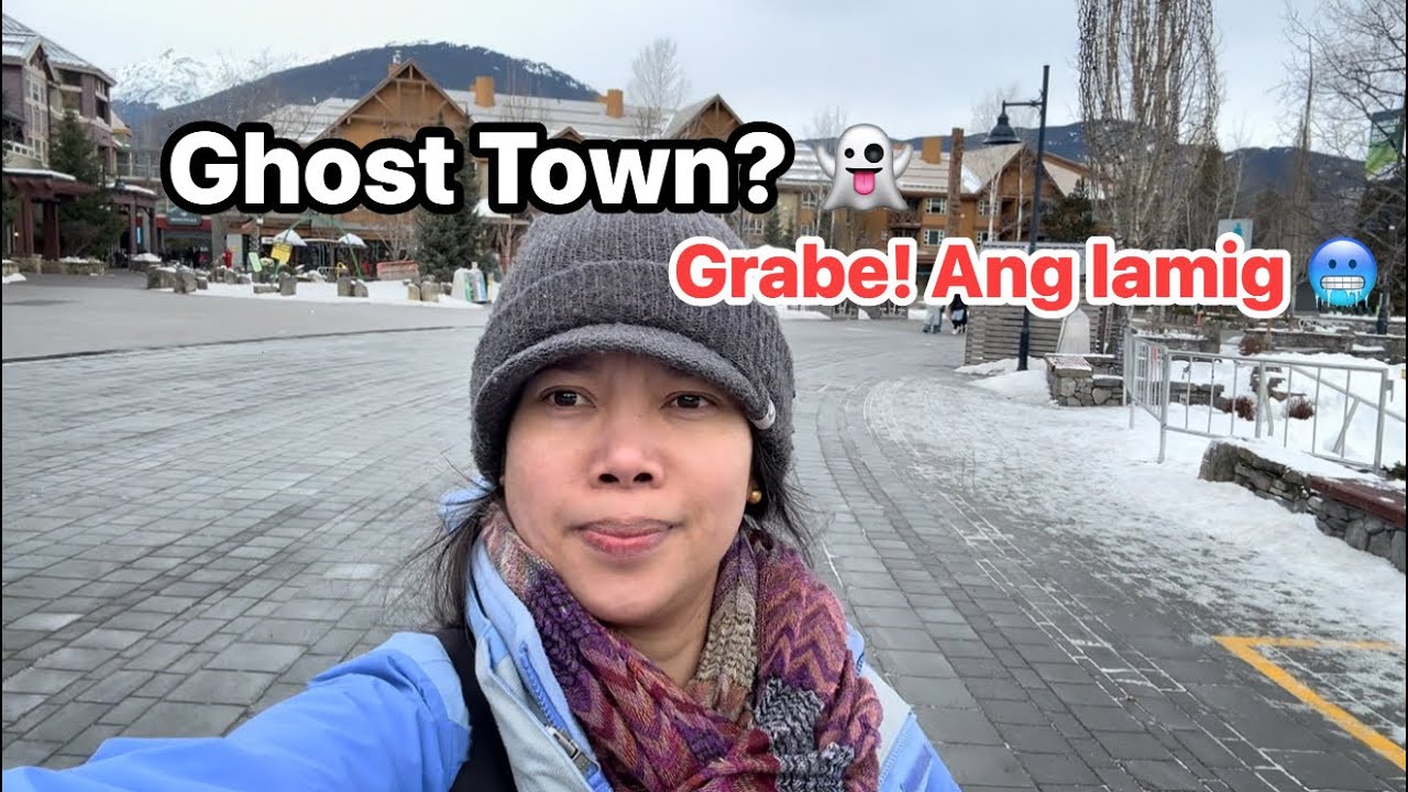 Tinaguriang tourist spot dito sa Canada, nagmukhang ghost town dahil sa sobrang lamig!