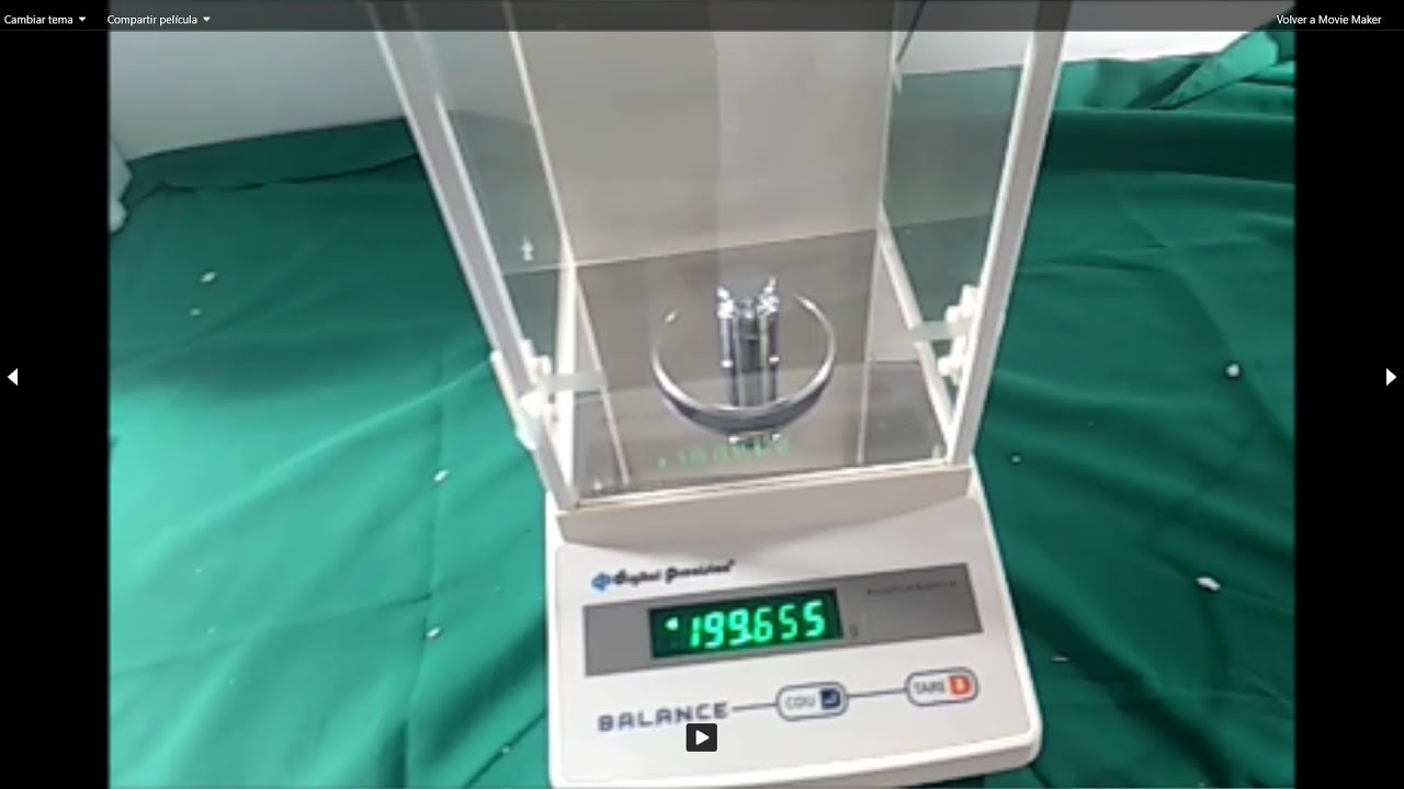 BALANZA ANALITICA DE 3 DIGITOS DECIMALES DIGITAL PRECISION MODELO DPJA 303H