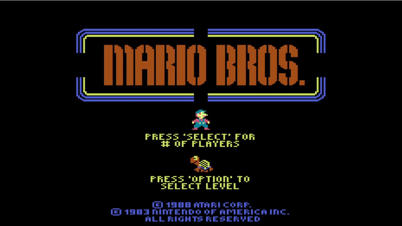 [#117] Mario Bros. (Atari 8-Bit Family)