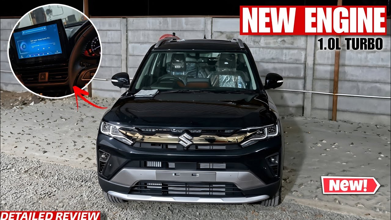 Finally! Brezza With New 1.0L Turbo Engine 💥 Detailed First Look Review!