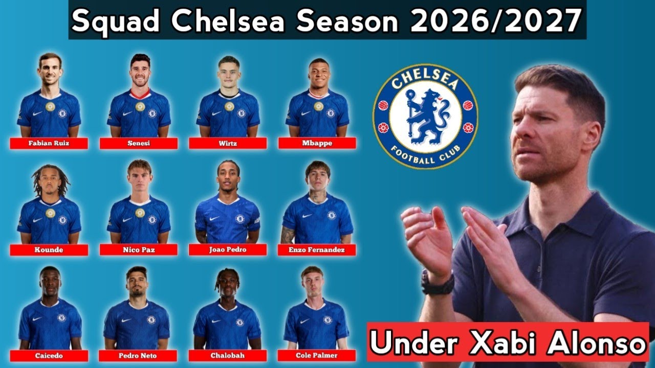Squad Chelsea Season 2026/2027 Under Xabi Alonso ~ With Transfer Targets