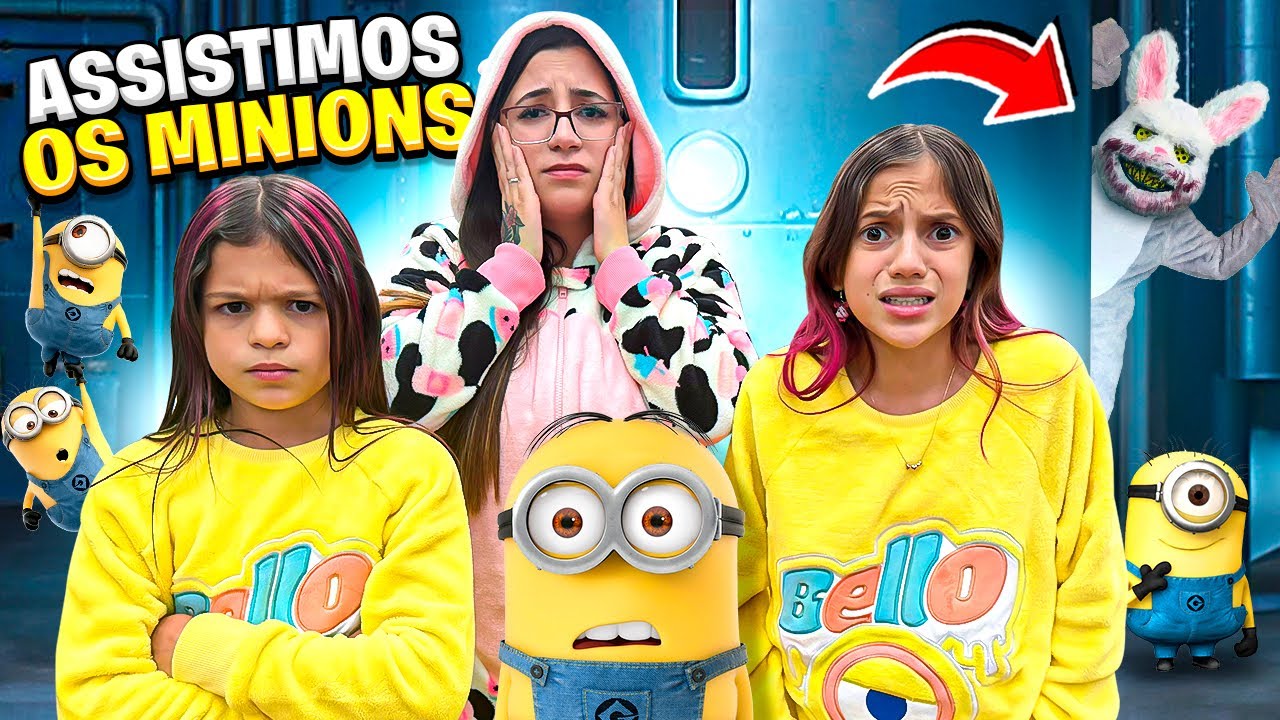 FOMOS ASSISTIR MEU MALVADO FAVORITO E O COELHO MALVADÃO APARECEU *deu ruim