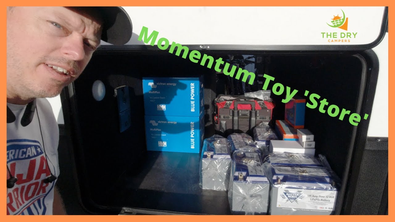 Grand Design Momentum 397TH | Dual MultiPluses | Part One | Solar & Lithium Install