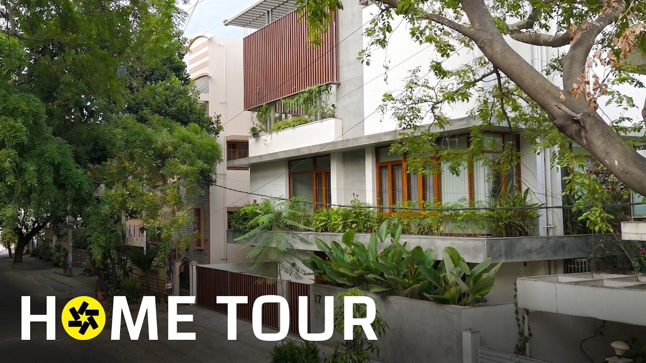 This Bengaluru Home Overlooks a Secret Garden on Every Floor! (House Tour)