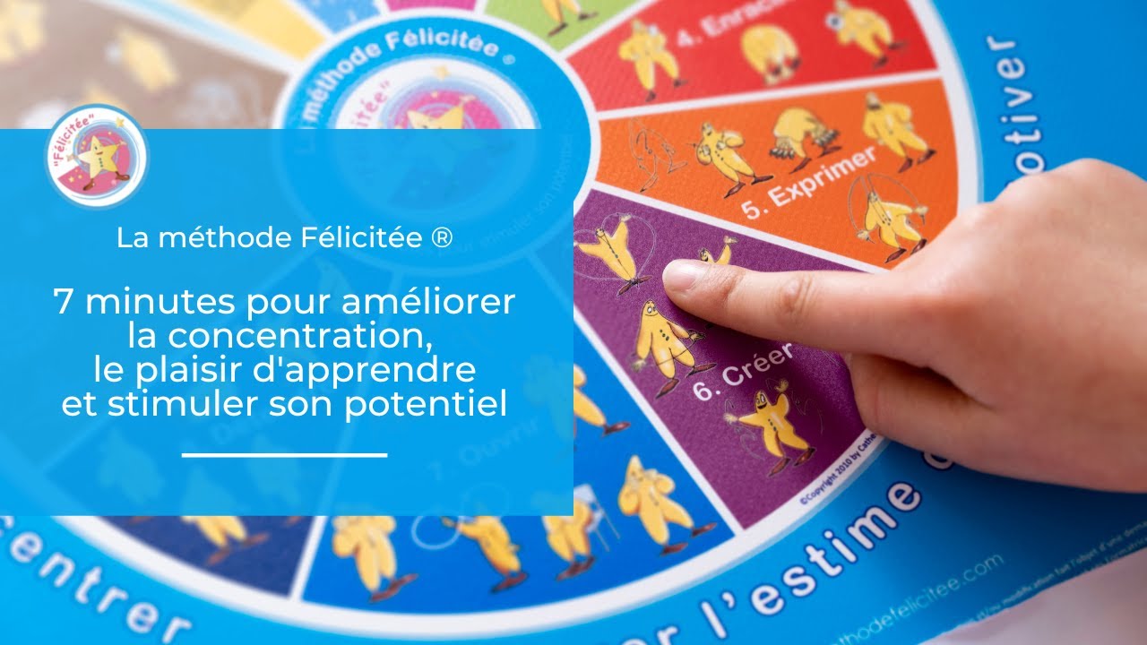7 minutes pour améliorer la concentration, le plaisir d'apprendre et stimuler son potentiel
