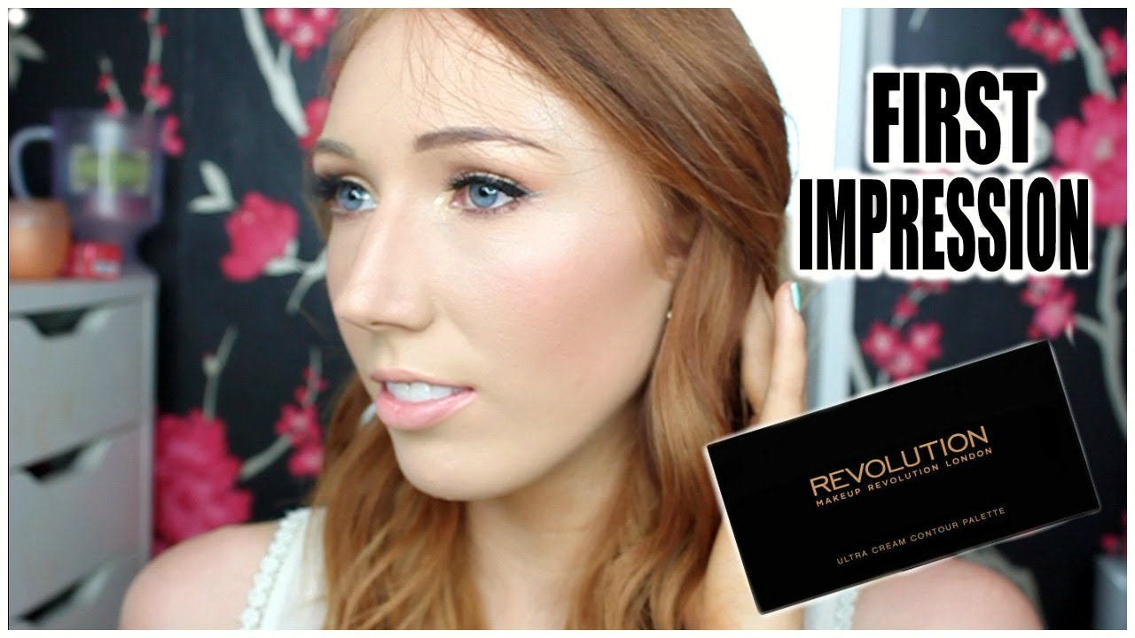 Makeup Revolution Ultra Cream Contour Palette + Tutorial | First Impression