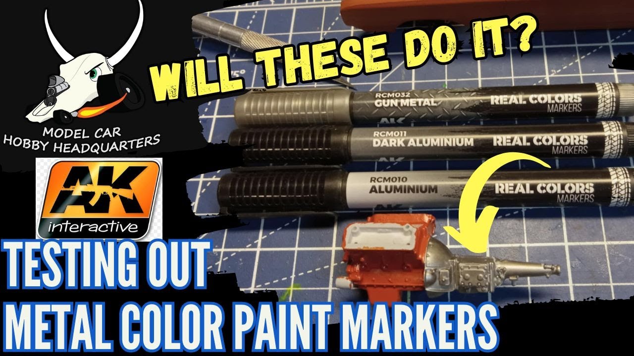 AK Real Colors Metal Paint Markers Test Ep.434