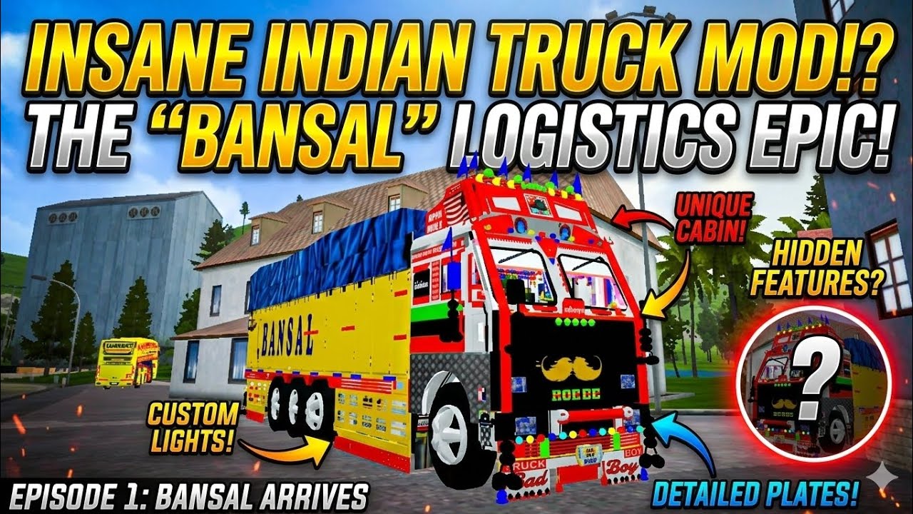 New himachali modified truck mod ❗ driving in hill Road 😎