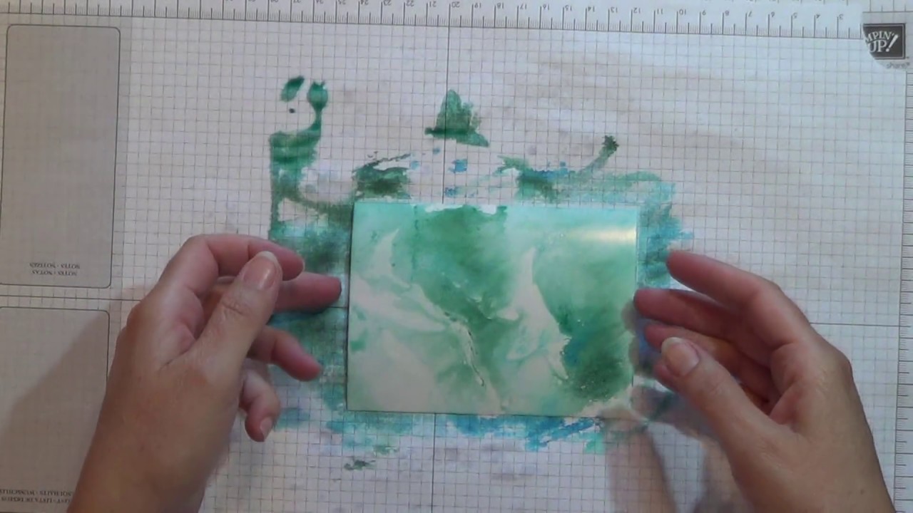 #50 Technique: Cling Wrap Watercolor (Marker Batik)